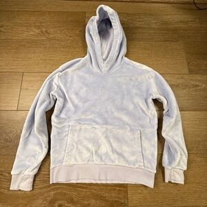 Athleta Girl Feelin' Great Soft Pullover Hooded Sweatshirt L/12 Velour Lavender